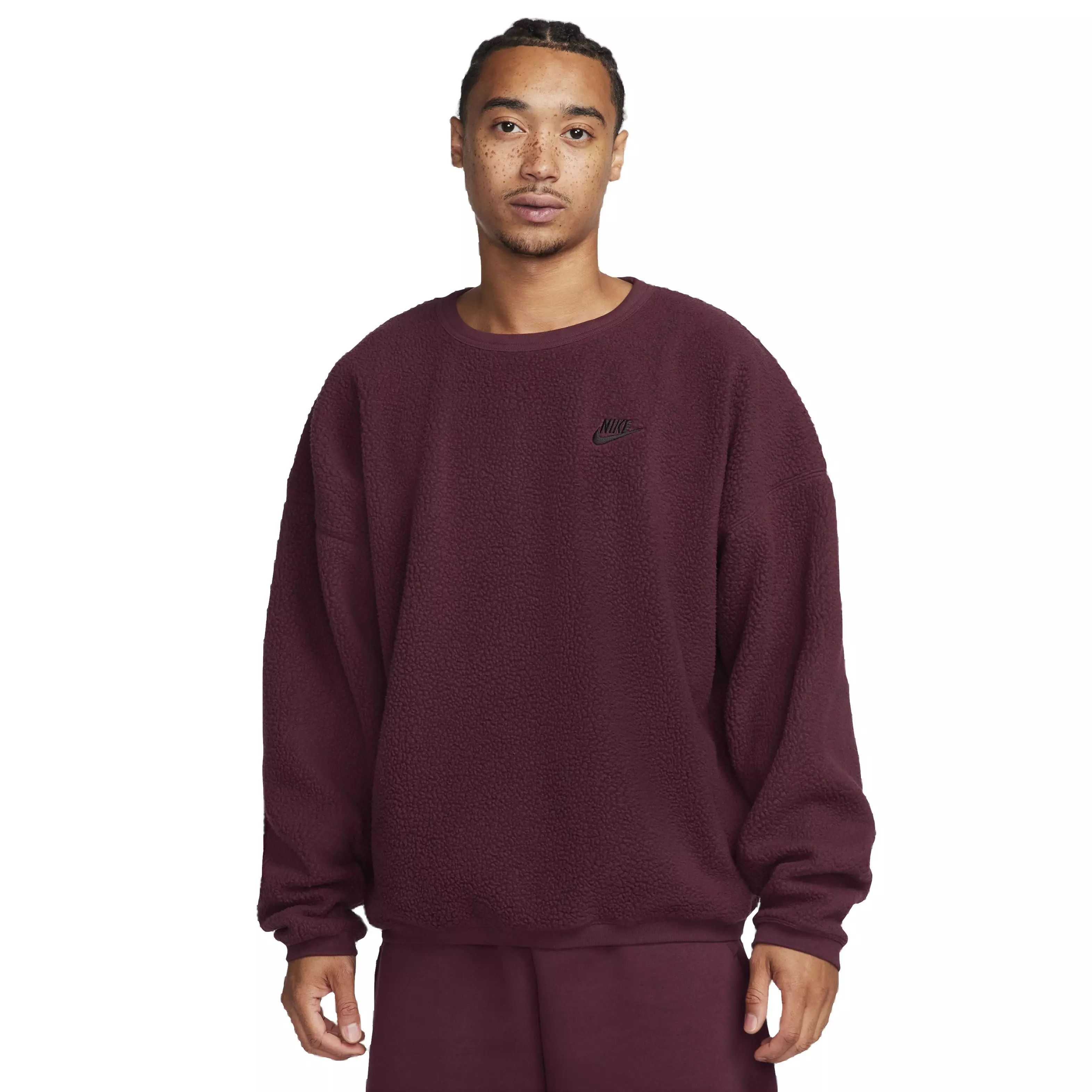 人気 ☆NIKE☆ CLUB+ FLEECE WINTERIZED CREW NECK Nike Men's Club Fleece Sherpa Winterized Crew